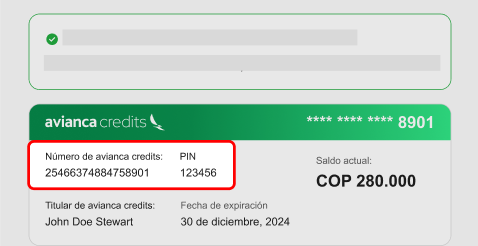 avianca credits